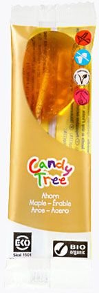 Candy Tree, lizaki o smaku klonowym bezglutenowe bio, 13 g CANDY TREE