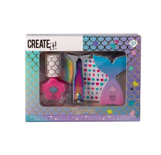 Canenco, Create it! Mermaid zestaw do manicure Create It!