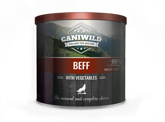 Caniwild Beef with Vegetables – puszka z zamykanym wieczkiem – 850 g Beaphar