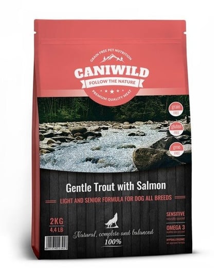 Caniwild Light and Senior Gentle Trout with Salmon próbka 100g Łosoś i Pstrąg Caniwild ★