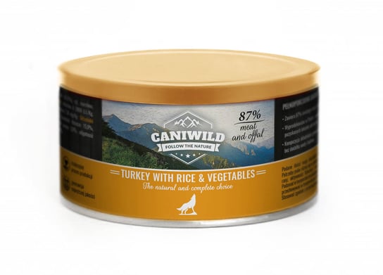 Caniwild Poultry with Rice and Vegetables – puszka z zamykanym wieczkiem – 410 g Beaphar
