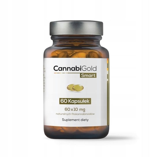 CannabiGold Smart - Suplement diety, 60 kaps. (60x10 mg CBD) CannabiGold
