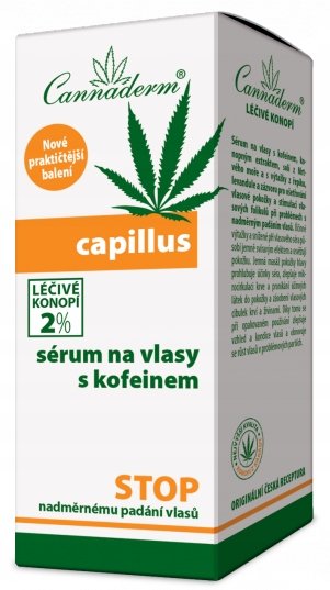 Cannaderm, Capillus 2% Serum Przeciw Wypadaniu Włosów Z Kofeiną, 40 ml Cannaderm