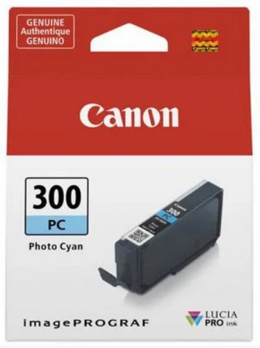 Canon Pfi-300Pc (4197C001) Photo Cyan Canon