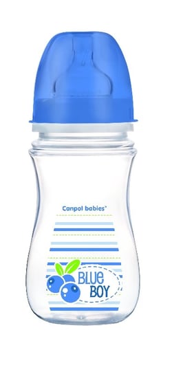 Canpol Babies, Butelka szerokootworowa antykolkowa EasyStart, owoce, 240 ml Canpol Babies