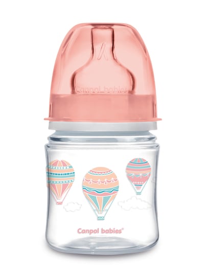 Canpol Babies, Easy Start, Butelka szeroka, antykolkowa, 120 ml, In the Clouds Canpol Babies