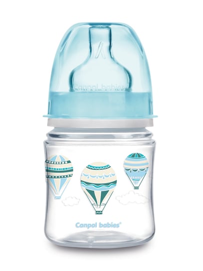 Canpol Babies, Easy Start, Butelka szeroka, antykolkowa, 120 ml, In the Clouds Canpol Babies