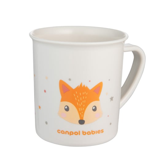 Canpol babies Kubek plastikowy z uchem dla dziecka 170 ml CUTE ANIMALS 12m+ Canpol Babies