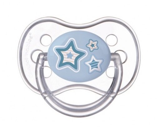 Canpol Babies, Newborn Baby, Smoczek uspokajający, anatomiczny, 0-6m, Niebieski Canpol Babies