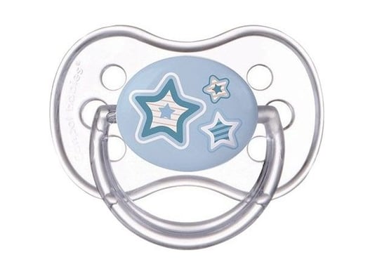 Canpol Babies, Newborn Baby, Smoczek uspokajający, symetryczny, 0-6m, Niebieski Canpol Babies