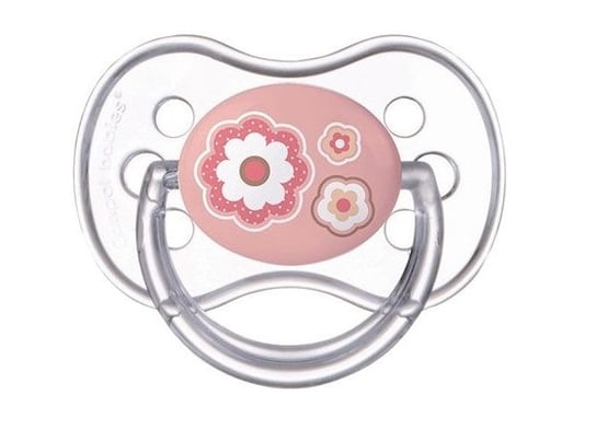 Canpol Babies, Newborn Baby, Smoczek uspokajający, symetryczny, 0-6m, Różowy Canpol Babies