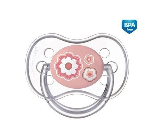 Canpol Babies, Newborn Baby, Smoczek uspokajający, symetryczny, 18m+, Różowy Canpol Babies
