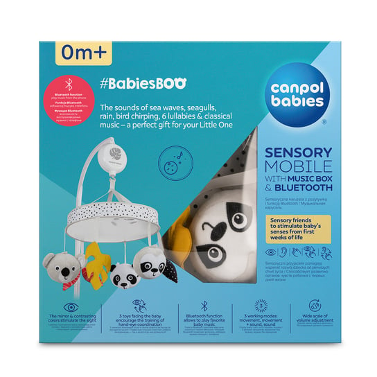 Canpol, Babies, Sensoryczna karuzela z pozytywką/Bluetooth BabiesBoo Canpol Babies