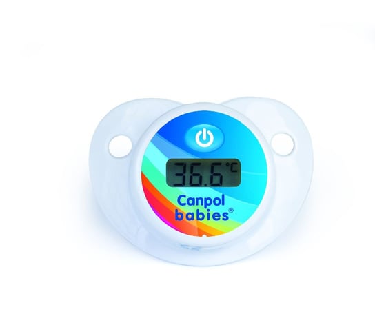 Canpol Babies, Smoczek silikonowy z termometrem Canpol Babies