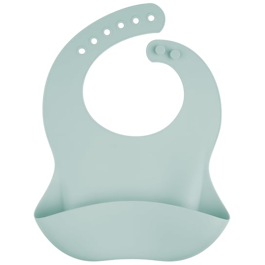 Canpol babies wodoodporny śliniak silikonowy z kieszonką i zapięciem Canpol Babies