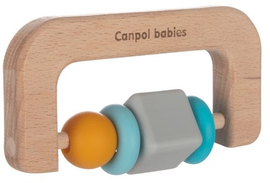 Canpol, Gryzak drewniano-silikonowy dla niemowląt Canpol Babies