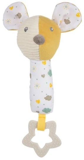 Canpol, pluszowa zabawka dla niemowląt z gryzakiem i piszczkiem Mouse Canpol Babies