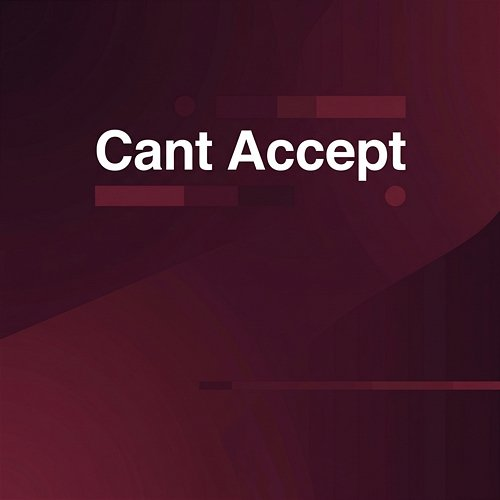 Cant Accept Vance, Morrow