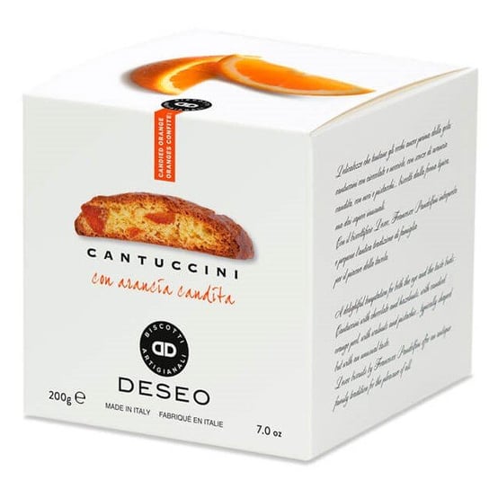 Cantuccini z kandyzowana skórką pomarańczową 200g / DESEO Inna marka