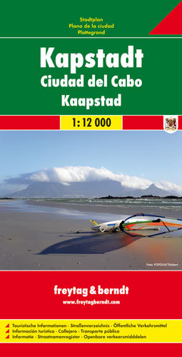 Cape Town /Kapsztad/. Mapa 1:12 000 Freytag & Berndt