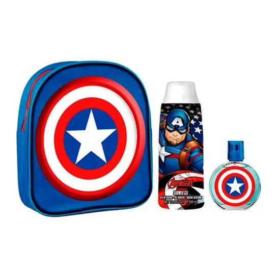 Capitán América, Zestaw Perfum dla Dzieci, 3 szt. Marvel
