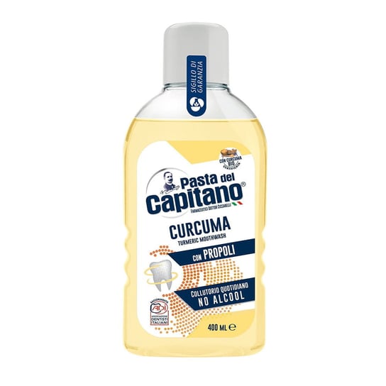 CAPITANO płyn do płukania jamy ustnej Kurkuma 400ml Pasta del Capitano