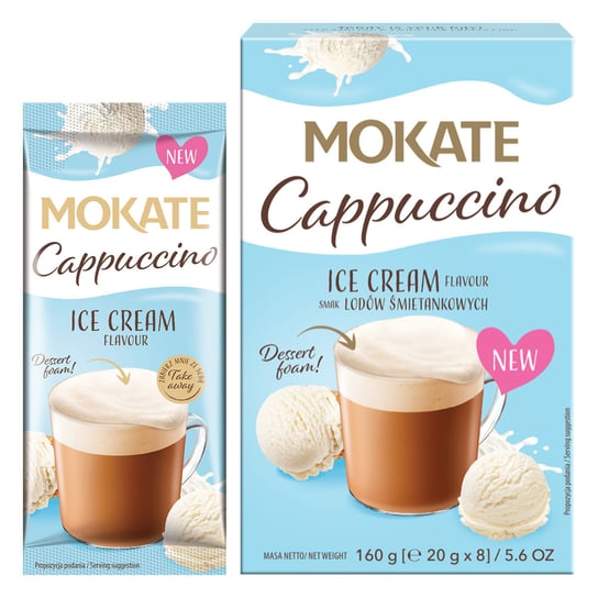 Cappuccino Mokate o smaku Śmietankowym 160 g Mokate