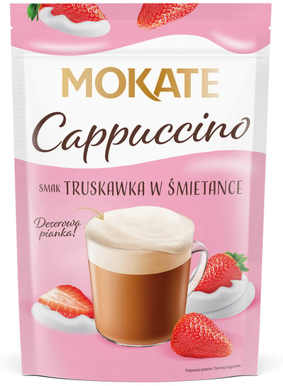 Cappuccino Mokate o smaku Truskawki ze Śmietanką 110 g Mokate