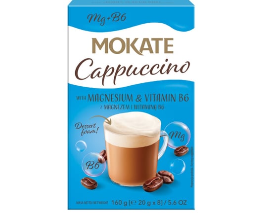 Cappuccino Mokate z Magnezem 160 g Mokate