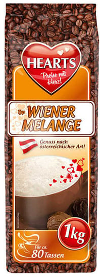 Cappucino o smaku czekoladowym HEARTS Wiener Melange, 1 kg Hearts
