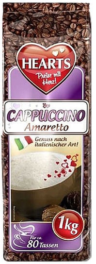 Cappucino o smaku likieru amaretto HEARTS Cappuccino Amaretto, 1 kg Hearts