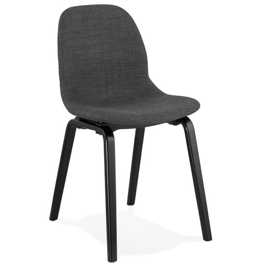 CAPRI krzesło k. ciemny szary, nogi k. czarny Kokoon Design