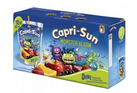 CAPRI-SUN sok Monster Alarm 10x200ml DE NIEMIECKI Capri-Sun