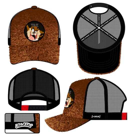 Capslab, Czapka z daszkiem trucker Looney Tunes Taz, CL/LOO/FUR1/TAZ1 capslab