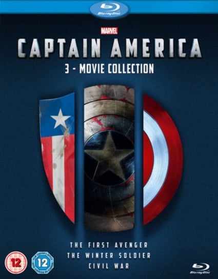 Captain America: 3-movie Collection (brak polskiej wersji językowej) Russo Joe, Johnston Joe, Russo Anthony