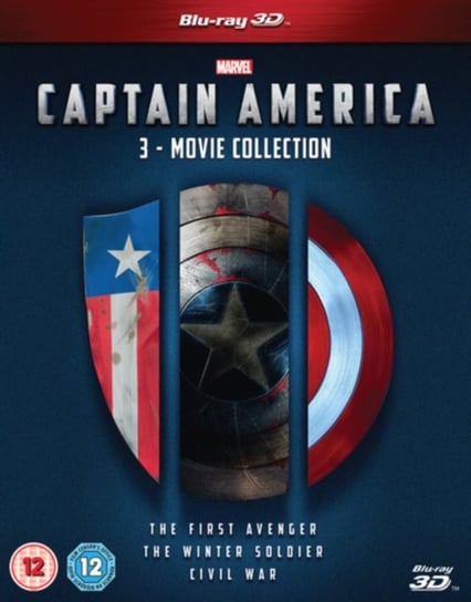 Captain America: 3-movie Collection (brak polskiej wersji językowej) Russo Anthony, Johnston Joe, Russo Joe