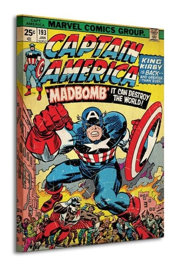 Captain America Madbomb - obraz na płótnie Marvel