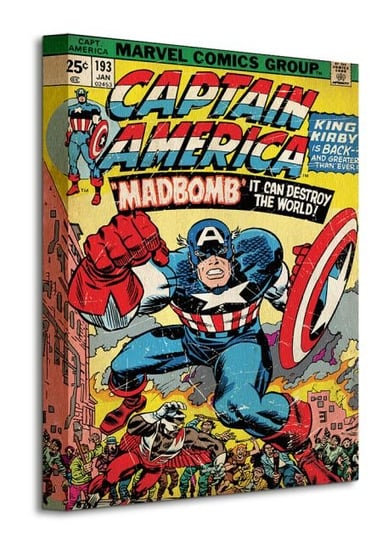 Captain America Madbomb - obraz na płótnie Marvel