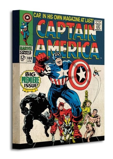 Captain America Premier - obraz na płótnie Marvel