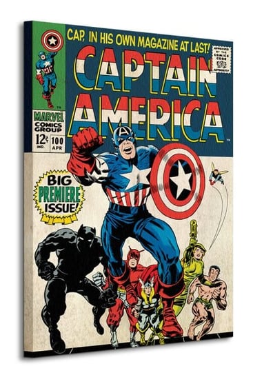 Captain America Premier - obraz na płótnie Marvel