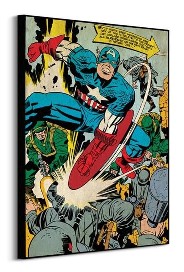 Captain America Soldiers - obraz na płótnie Marvel