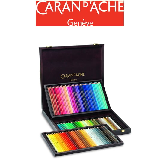 Caran D'ache, Ssupercolor, Kredki W Drewnianej Kasetce, 120 Kolorów CARAN D'ACHE