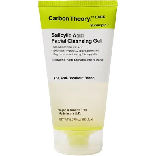 CARBON THEORY - Salicylic Acid Exfoliating Gel Cleanser, 150ml - Złuszczający żel do mycia twarzy z kwasem salicylowym Carbon Theory