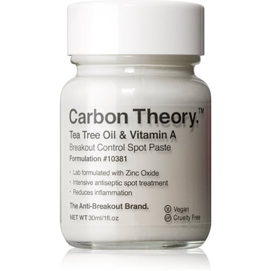 Carbon Theory, Tea Tree Oil & Vitamin A, Antytrądzikowa pielęgnacja punktowa, 30 ml Carbon Theory