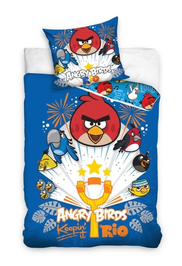 Carbotex, Angry Birds, Pościel dziecięca, 160x200 cm Carbotex