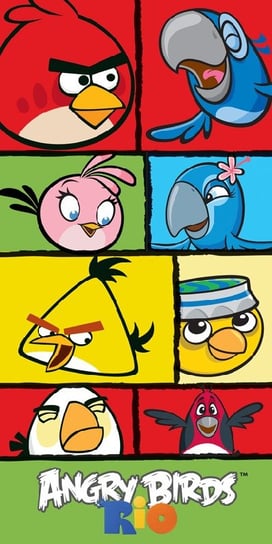 Carbotex, Angry Birds, Ręcznik, 70x140 cm Carbotex