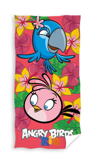 Carbotex, Angry Birds, Ręcznik dziecięcy, 70x140 cm Carbotex