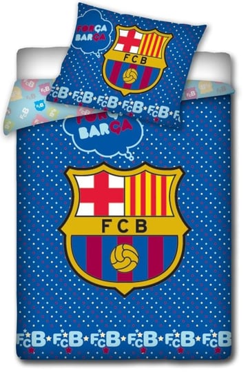 Carbotex, FC Barcelona, Komplet pościeli niemowlęcej, 100x135 cm Carbotex