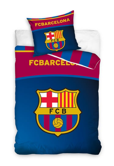 Carbotex, FC Barcelona, Pościel bawełniana, 160x200 cm Carbotex