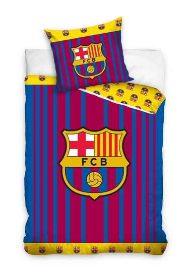 Carbotex, FC Barcelona, Pościel dziecięca, 160x200 cm Carbotex